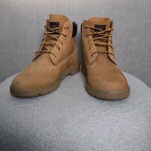 Timberland Boys Waterproof Wheat Boots Size 7 Nubuck Leather